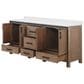 Lexora Home Ziva 72" Double Bathroom Vanity in Rustic Barnwood with 2 cm White Cultured Marble Top and Rectangular Sinks, , large