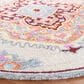 Safavieh Micro-Loop 5" Round Beige and Orange Area Rug, , large