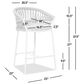 Hearth and Haven Maiden Patio Counter Stool in Beige (Set of 2), , large