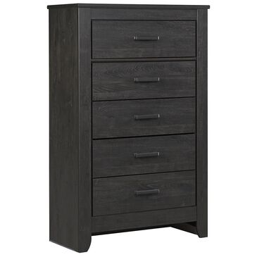 Signature Design by Ashley Brinxton 5 Drawer Chest in Charcoal, , large
