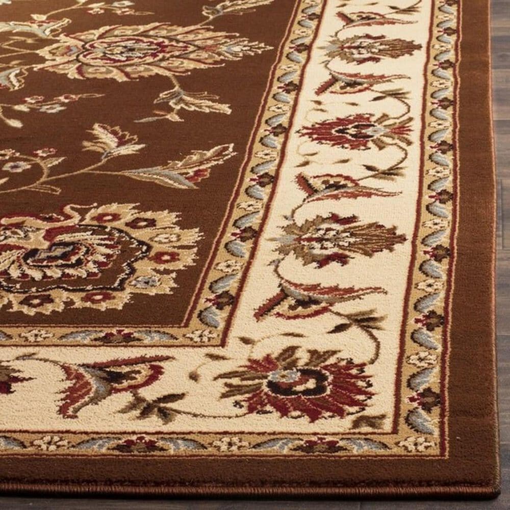 Safavieh Lyndhurst LNH555 2&#39;3&quot; x 16&#39; Brown and Ivory Runner, , large