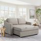 Lifestyle Solutions Haddington Convertible Loveseat in Flax, , large