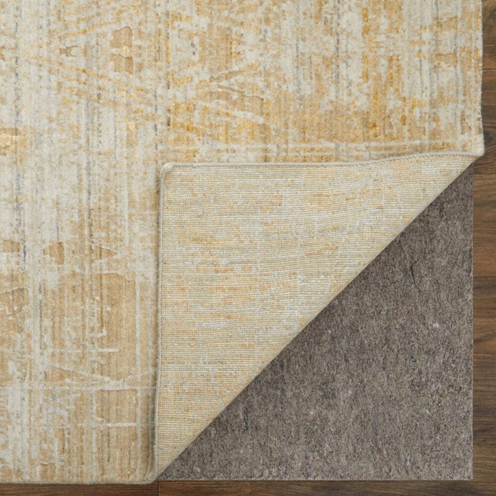 Feizy Eastfield 69FPF 3&#39; x 5&#39; Gold and Ivory Area Rug, , large