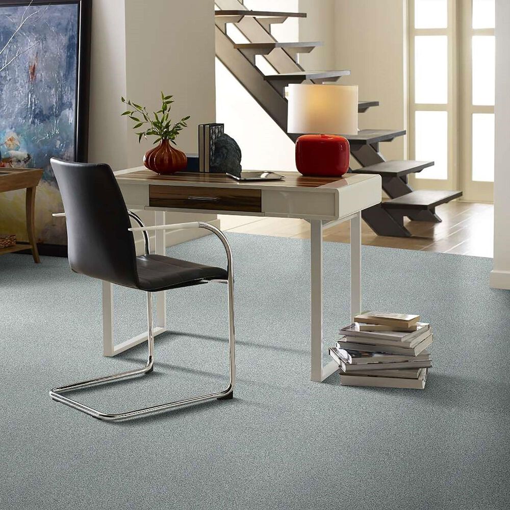 Shaw Find Your Comfort TT Blue Carpet in Water&#39;s Edge, , large
