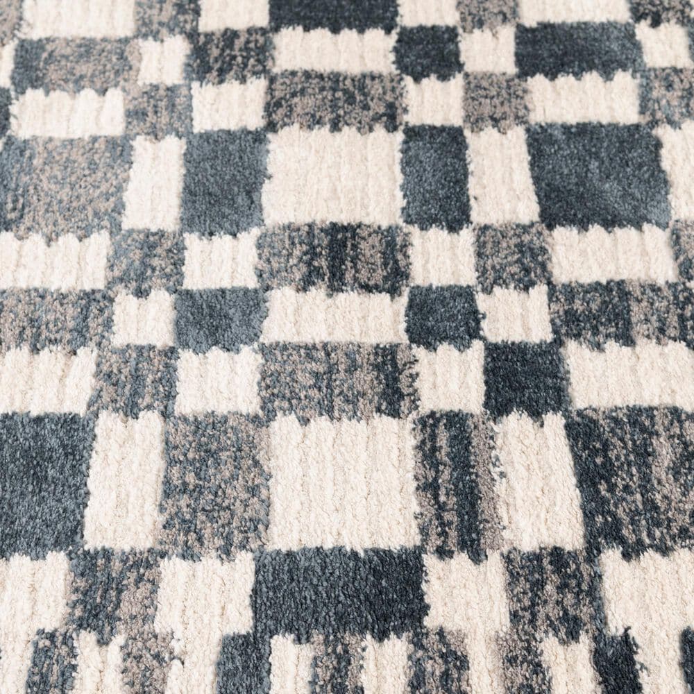 Central Oriental Grove Denim and Lace 5' x 7'6" Area Rug, , large