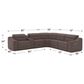 Interlochen 6-Piece Power Reclining Curved Sectional with Power Headrests in Dark Gray, , large