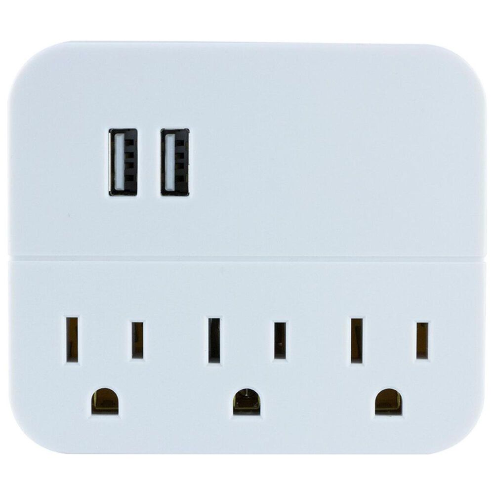 GE USB Outlet Adapter, , large