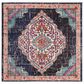 Safavieh Monaco MNC254Z 5" Square Black and Blue Area Rug, , large