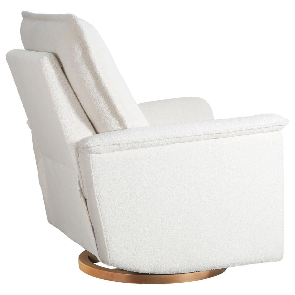 Baby Appleseed Anza Power Swivel Recliner in Snow, , large