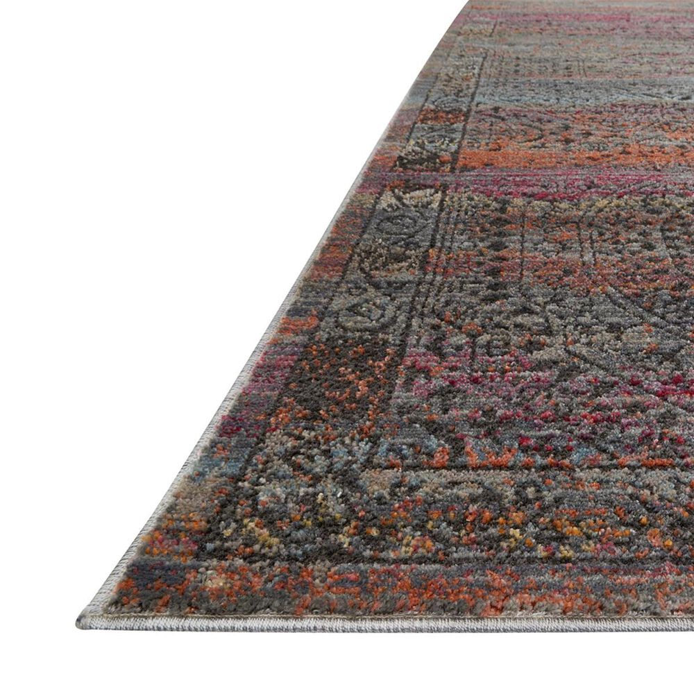 Loloi Javari JV-02 9&#39;6&quot; x 12&#39;6&quot; Charcoal and Sunset Area Rug, , large