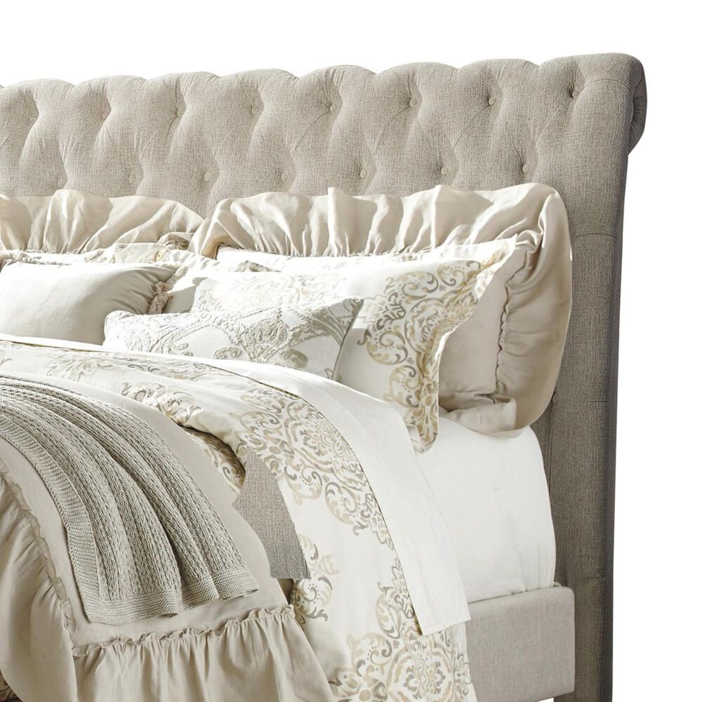 Signature Design by Ashley Willenburg King Upholstered Bed in Linen