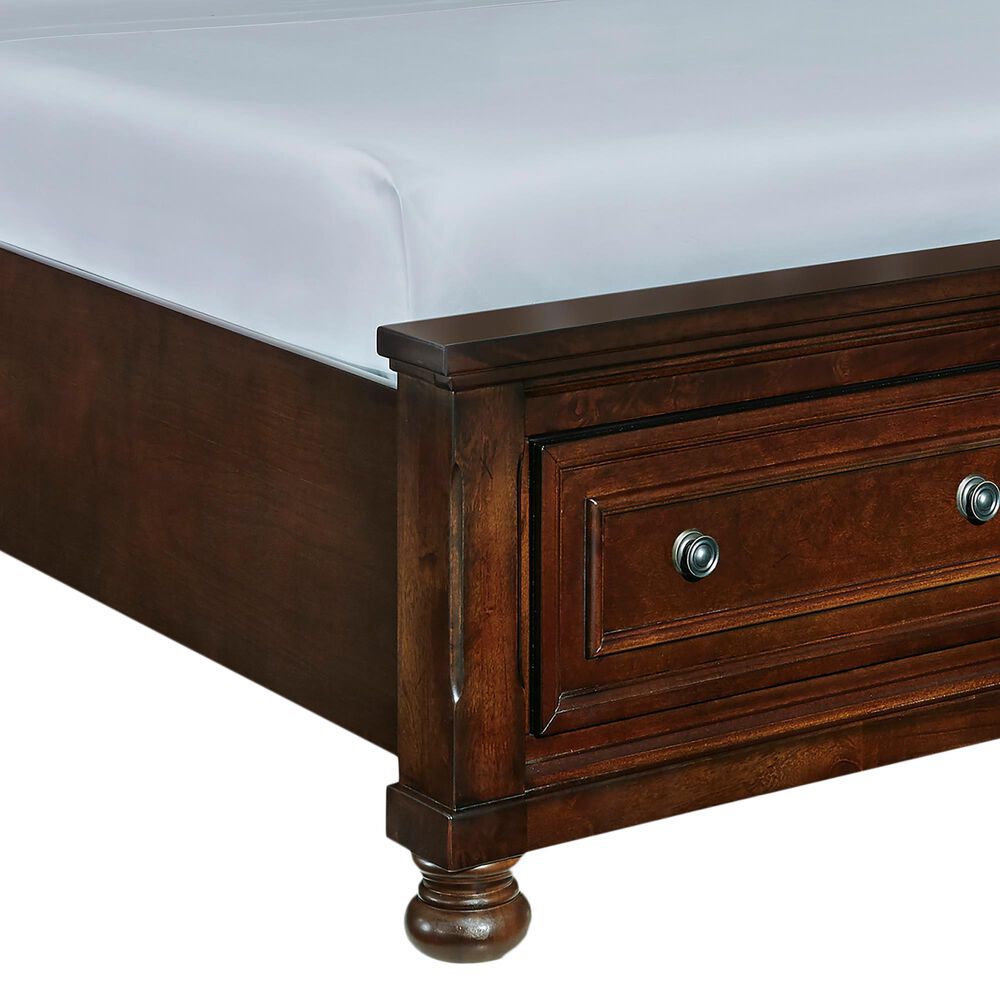 Millenium Porter Queen Panel Storage Bed in Rustic Brown, , large