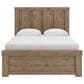 Ashley Oliandon Queen Panel Bed Dresser and Nightstand in Light Brown, , large