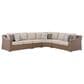Ashley Laguna Heights 4-Piece Outdoor Sectional in Beige, , large