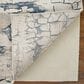 Feizy Indio 1"8" x 2"10" Blue and Beige Area Rug, , large