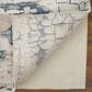 Feizy Indio 1"8" x 2"10" Blue and Beige Area Rug, , large