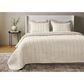 Ann Gish Rib 3-Piece Queen Coverlet Set in Bone, , large