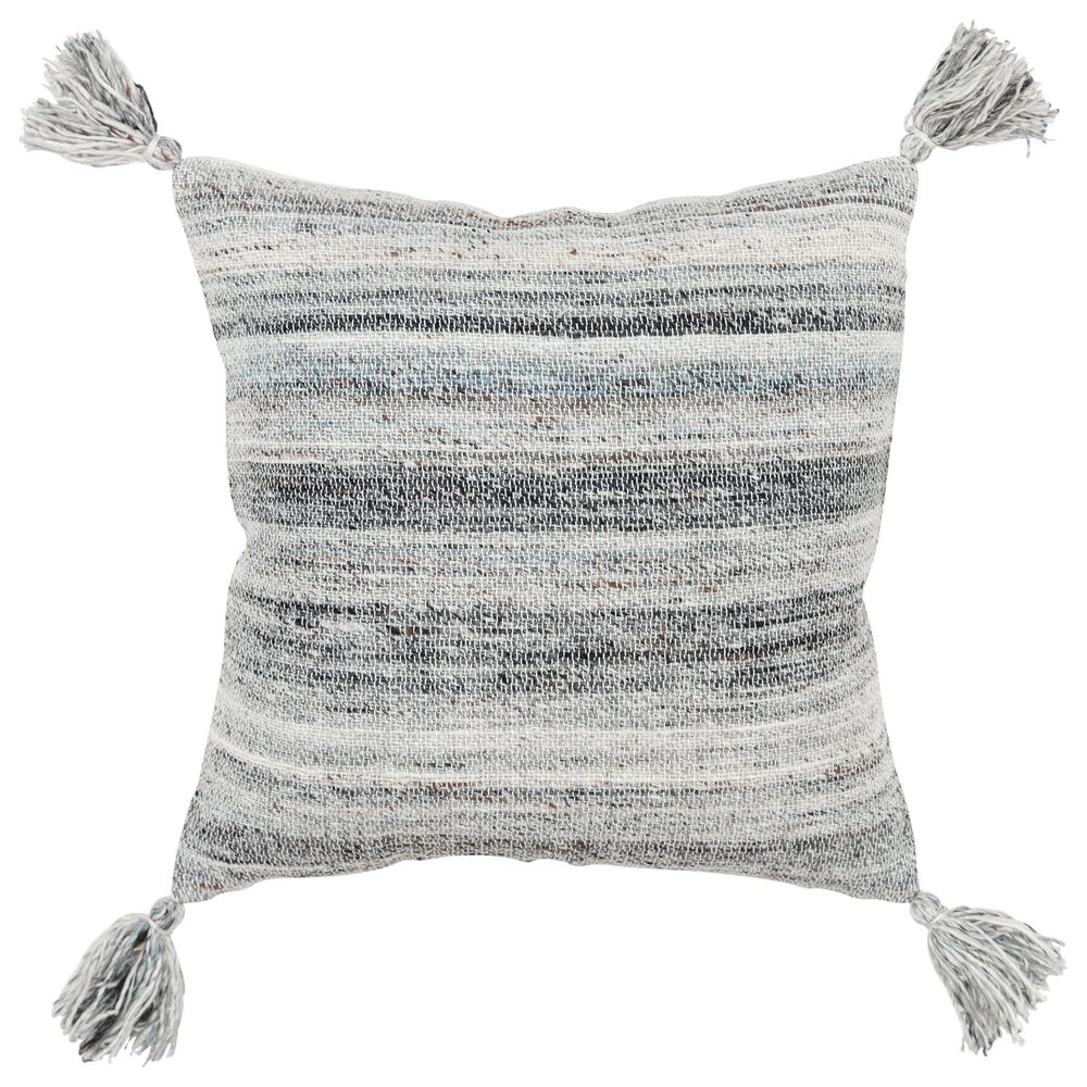 Rizzy Home 20""X20" Down Filled Pillow in Charcoal, , large