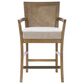 Hearth and Haven Cane Back Counter Stool in Natural, , large