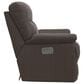 La-Z-Boy James Power Rocking Recliner with Headrest and Lumbar in Walnut, , large