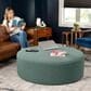 Jaxx Candler Round Ottoman in Green, , large
