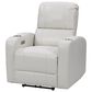CorLiving Oren Power Theatre Wall Hugger Recliner in White, , large