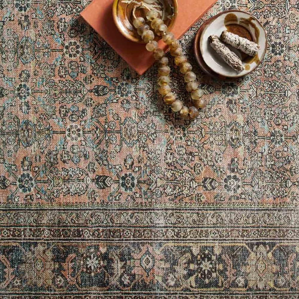 Loloi Adrian 5&#39; x 7&#39;6&quot; Terracotta and Multicolor Area Rug, , large