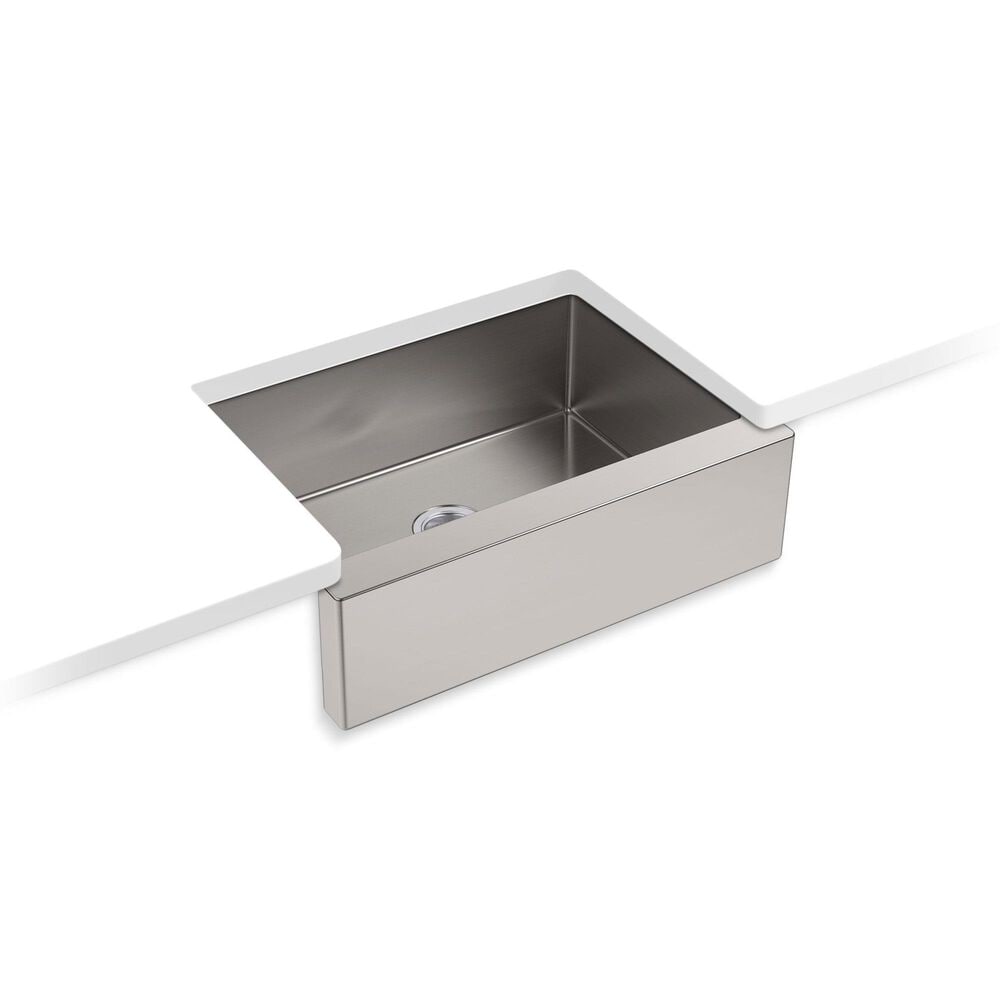 Kohler Strive 29.5" Undermount Single Bowl Kitchen Sinks in Stainless Steel, , large