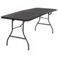 DHP 6" Folding Table in Black, , large