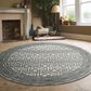 Radici USA Davide Southwestern 7"10" Round Grey Area Rug, , large