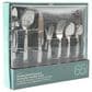Gibson Overseas, Inc Prato 65-Piece Flatware Set with Wire Caddy in Silver, , large