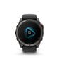 Garmin Fenix 8 Pro Sapphire AMOLED Smartwatch 51mm Carbon Gray DLC Titanium Case with Black and Pebble Gray Silicone Band, , large