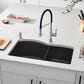 Blanco Diamond 33" 60/40 Double Bowl Dual Mount Kitchen Sink in Anthracite, , large