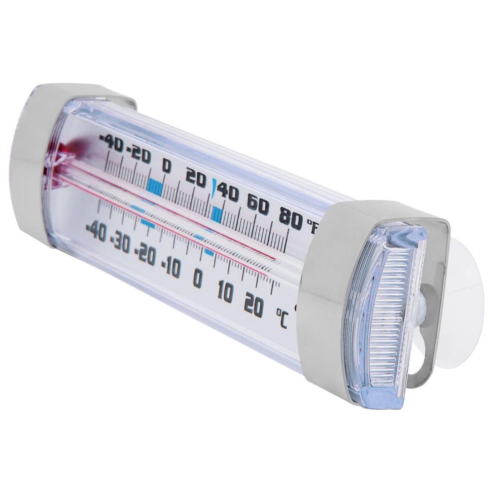 Kitchen Supply Thermometer for Column Refrigerator and Freezer in White and Silver, , large