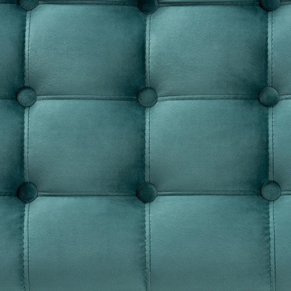 Baxton Studio Kaylee Storage Ottoman Bench in Teal Blue, , large