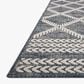 Loloi II Rainier RAI-05 3"11" x 5"11" Denim and Ivory Indoor/Outdoor Area Performance Rug, , large