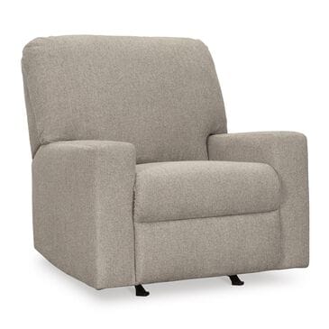 Ashley Deltona Manual Rocker Recliner in Parchment, , large