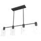 Hunter Lochmeade 4-Light Linear Chandelier in Noble Bronze, , large