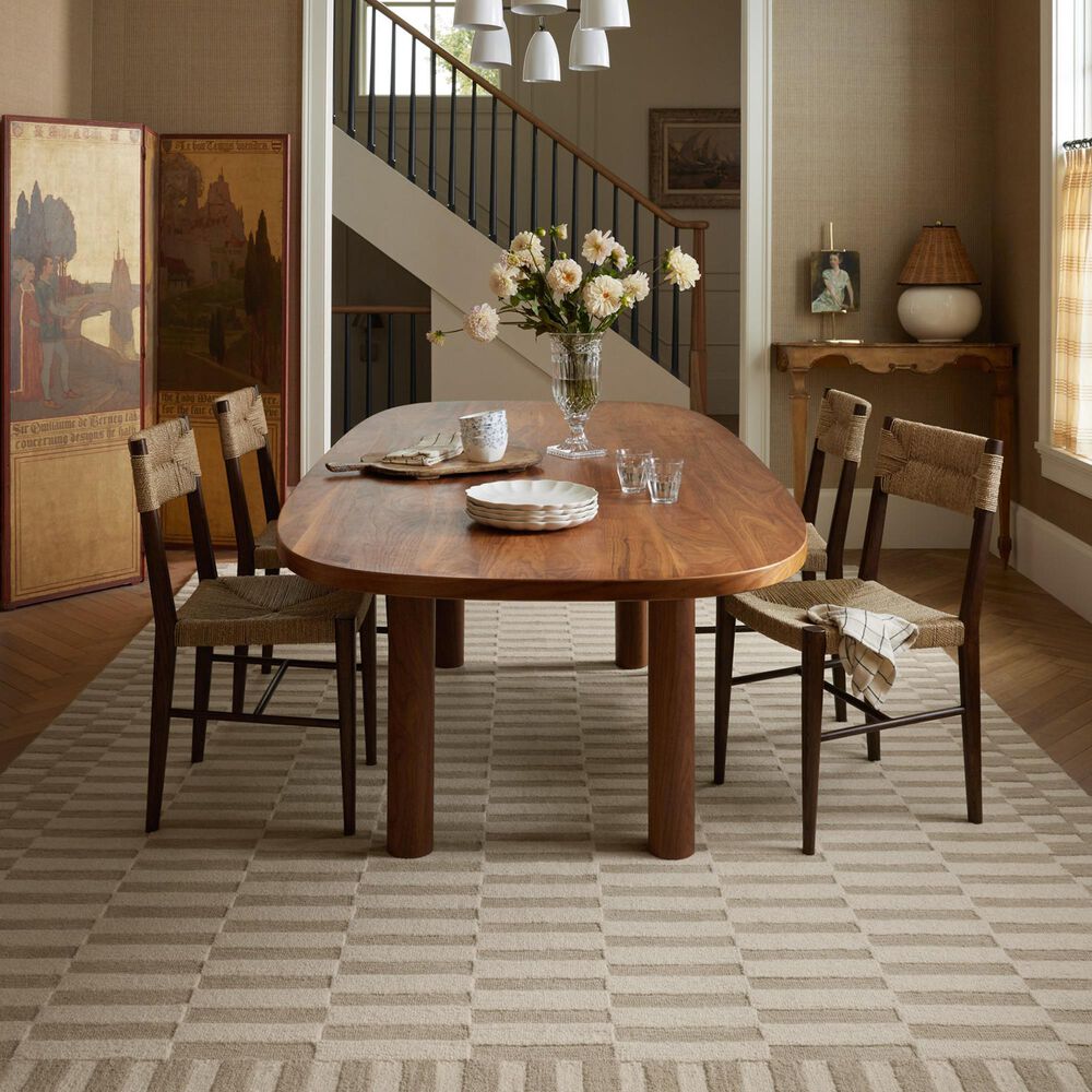 Chris Loves Julia x Loloi Bradley 3&#39;6&quot; x 5&#39;6&quot; Ivory and Beige Area Rug, , large