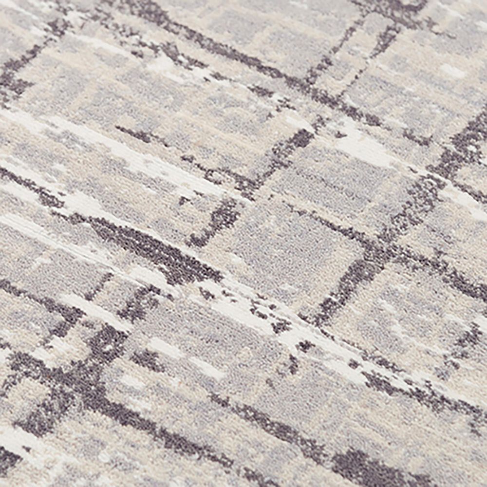 RIZZY Couture 8&#39; x 10&#39; Ivory and Gray Area Rug, , large