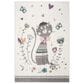 Safavieh Carousel CRK187 8" x 10" Ivory and Pink Kids  Area Rug, , large