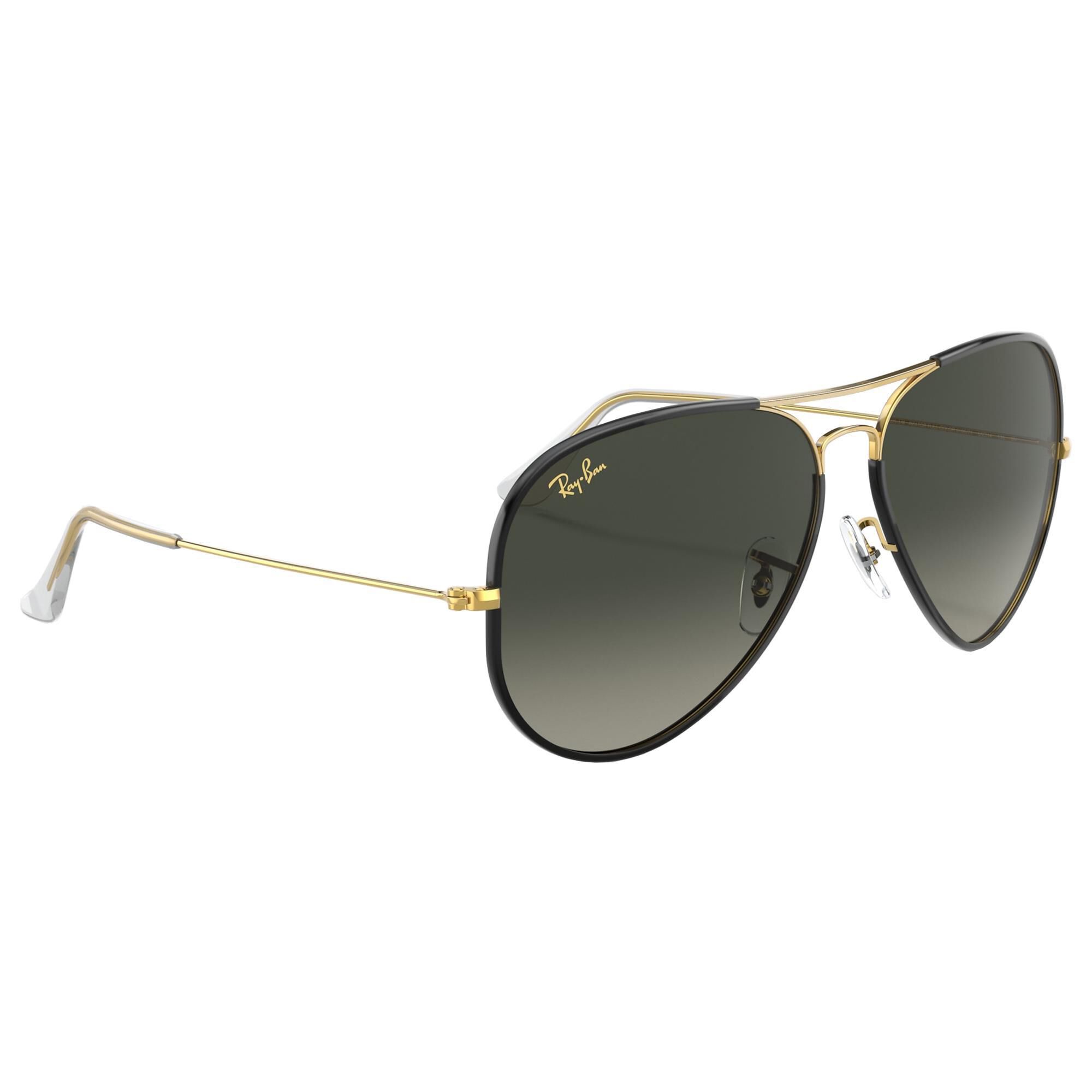 Ray Ban Aviator Full Colour Sunglasses with Grey Lenses in
