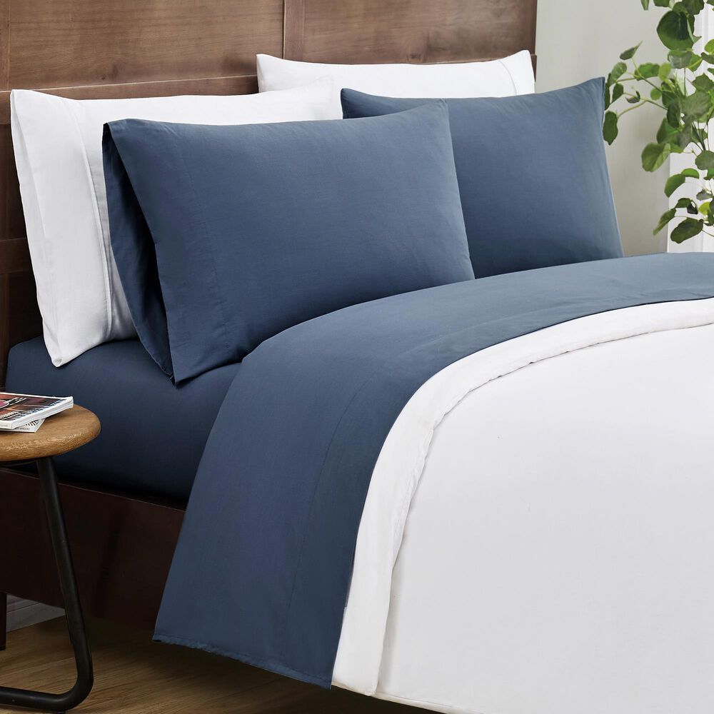 Pem America Truly Calm Silver Cool 3-Piece Twin Sheet Set in Blue, , large