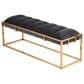 Southern Enterprises Harlyn Bench in Blue-Green/Brass, , large