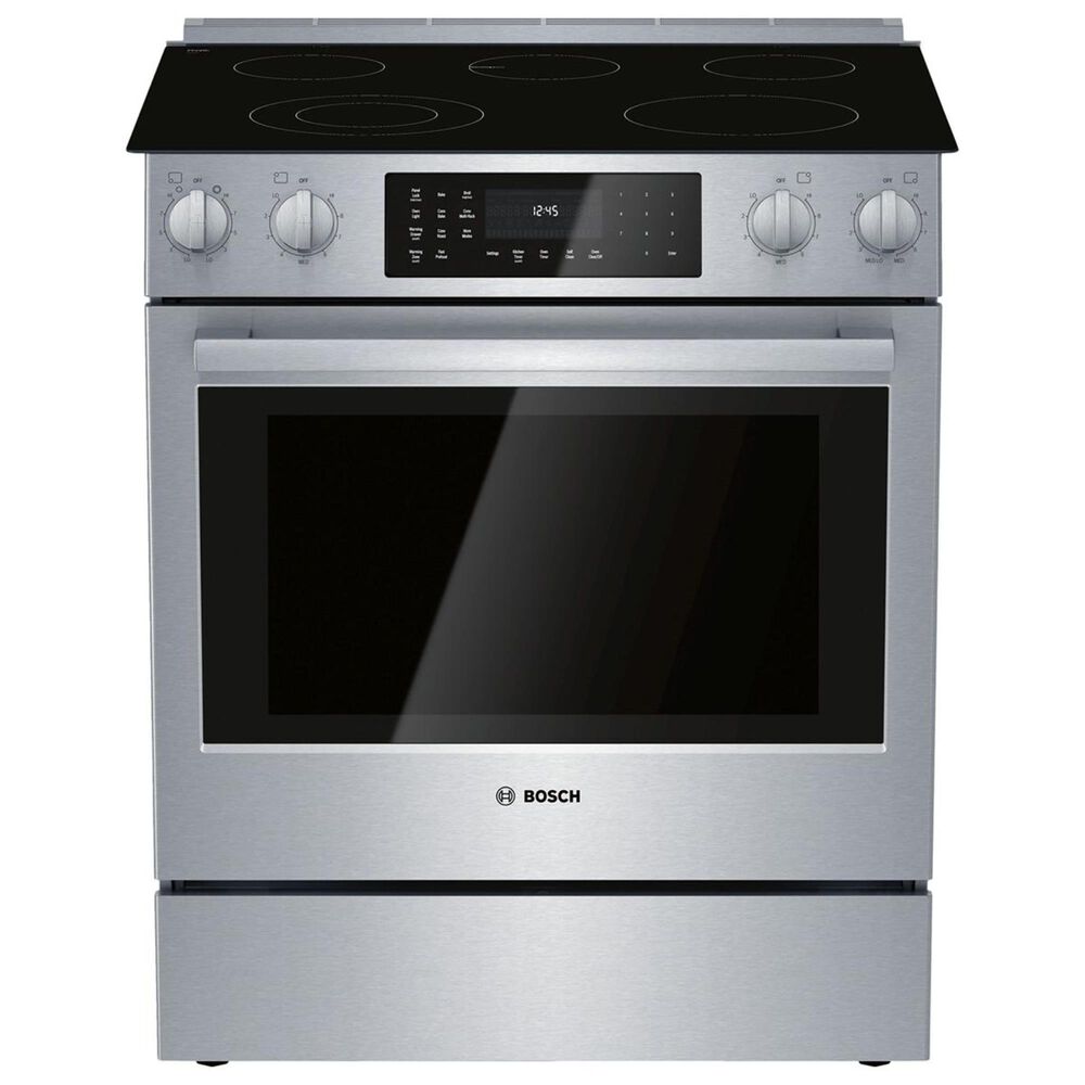 Bosch 4.6 Cu. Ft. Slide-In Electric Range in Stainless Steel, , large