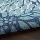 Nourison Garden Oasis GOA06 Navy 3" x 5" Indoor/Outdoor Area Rug, , large