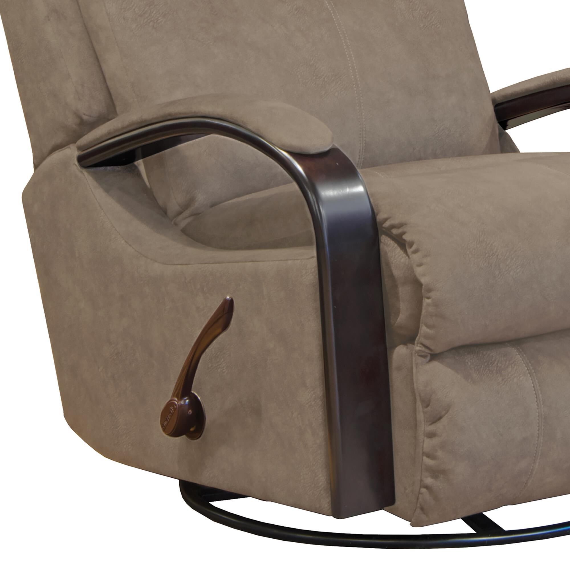 Catnapper Niles Swivel Glider Recliner in Portabella NFM