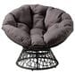 Valor Living Papasan Swivel Chair in Grey, , large