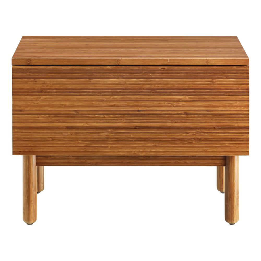 Natural Bamboo Furnishings Malibu 1 Drawer Nightstand, , large