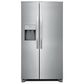 Frigidaire 4-Piece Kitchen Package with 25.6 Cu. Ft. Side-By-Side Refrigerator and 24" Dishwasher with MaxDry in Stainless Steel, , large